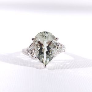 Green Amethyst Pear 4.9 Carats Size 8